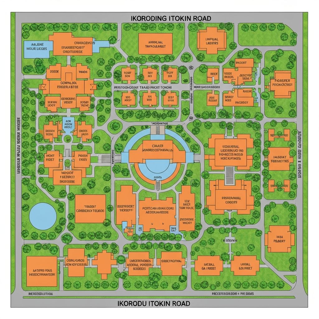 University Teaching Hospital Campus Layout